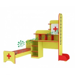 Doctor's corner with couch, item 40065