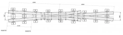 Cross bracket of P65 type of grade 1/6 of project 2946.03.000