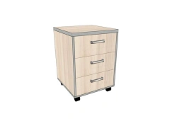 Rolling cabinet, without lock, 430*454*628 mm AsT-3