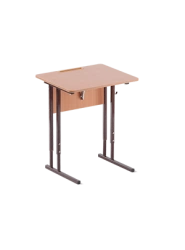 STANDARD Single-seat pupil's table with adjustable parameters of height and inclination of cover, type 2