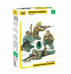 Assembled model "German snipers"
