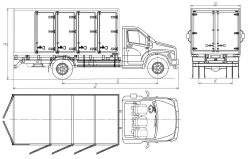 Cars of modification 5759AD-3 based on GAZ chassis of modifications C41R16, C41R36, C42R36