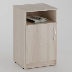 Stationary cabinet 1 niche, 1 shelf with door