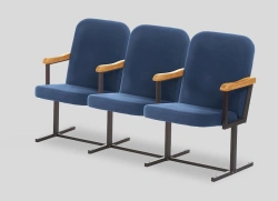 Assembly hall armchair