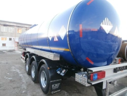 Semi-trailer tank-trailer for transportation of light oil products FOX TANK 877717 (modification 877717) on Tonar 9042 axles wit
