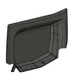 GARNITURE AV COTE AR D ASS/ Right rear trim 96822119ZD