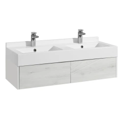 Cabinet under sink Aquaton Sakura 120 alder navarra, white gloss 1A219701SKW801.A219.7.01S.KW8.0