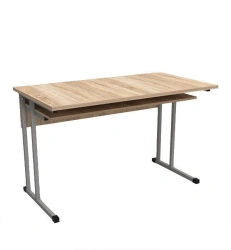 Metal-framed classroom table