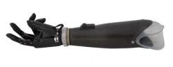 Forearm prosthesis with microprocessor control