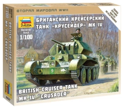 Assembled model "British Cruiser Tank Cruiser"