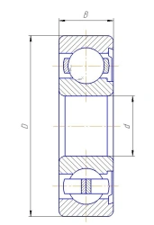 Bearing 6-60203-ETU 100/3