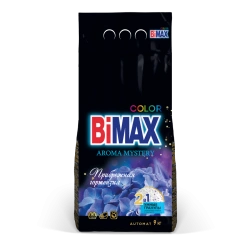 Universal powdered laundry detergent "BiMax Color Coastal Hydrangea Automat" with antibacterial effect