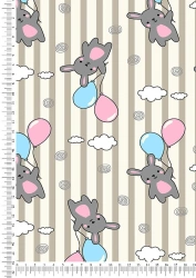 Mixed knitted fabric (XL-92%, PU-8%), printed, lined single on the basis of kulirnaya glady