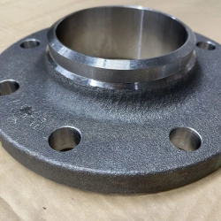 Steel butt welded flange