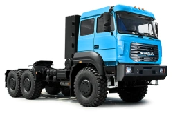 Truck tractor Ural 63704-3951 (Equipment options: ZF 16S2220, 16S1820 gearbox; clutch: YUCHAI)