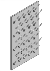 Laboratory drying rack ML-SS