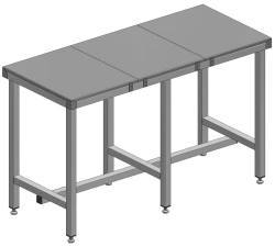 Chopping table, open (polypropylene) 1600x800x900 mm