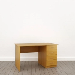 Straight table with built-in cabinet art.K-17