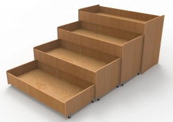 4-drawer bed without bureau/ K19