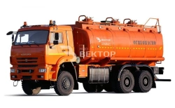 Oilfield tank truck ACN 4680A6-10 on KAMAZ 6522-53, 6522-54, 6522-RT chassis