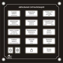 Panel of automatic supply of auroral signals AC-212