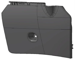 Air conditioning side cover assembly 1681935281