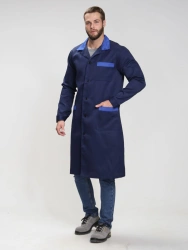 Men's lab coat Technologist , t.blue/ cornflower , art. 87487215