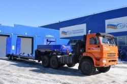 Trailer-trailer, UZST brand, type 9179, modifications: 9179-0000042 (metal platform, with EBS, trailer axle BPW HSFALM 90)