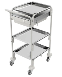Medical trolley universal TM-"KRONT" according to TU 32.50.50-090-11769436-2023 in version TMp-"KRONT"-1m