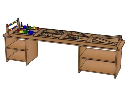 Didactic table ?3 with filling/ SD47