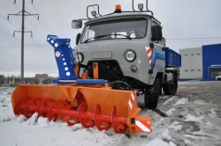 Multifunctional combined machine MKM-1904-05 with mounted equipment