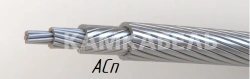 Non-insulated compacted wire for overhead power lines of ??? grade