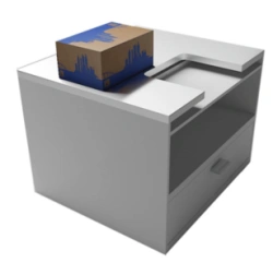 Universal parcel barrier for MSH parcels C, labelled "MS FURNITURE".