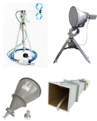 Set of antennas with operating frequency range up to 90 GHz