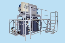 Complex for solution preparation on the basis of UVRM-S-U unit