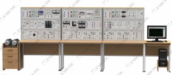 Set of training equipment on electrical stations, systems and networks