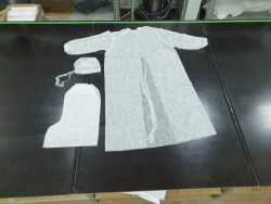 Medical clothing made of nonwoven materials according to TU32.50.50-004-67798088-2021,Set consisting of:Medical disposable gown
