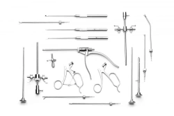 Set of arthroscopic surgical instruments for operations on large joints NIAH Endomedium+