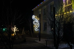 LED console (LED panel) "Grazia" - decorative street lamp on brackets (modifications 220V, 24V,12V),