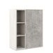 Medium cupboard with vertical niche B-tone