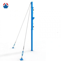 Stretchable volleyball racks Round d76 with tensioning system Art. OS-07049