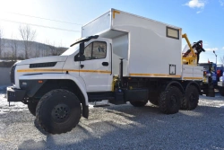 Special van with CMU produced by INMAN JSC on Ural 4320-4951-16, 4320-6951-16 chassis. Mark GIRD. Type 5849N3.