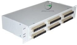 Cross-country 19" NTSS PREMIUM, pre-assembled 2U, 32 ports SC/APC, 9/125 micron, (splice, pigtails, kdzs, strips, adapters)NTSS-