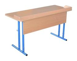 Pupil's table "Shkolnik" for chemistry room with edge, article no. 50095