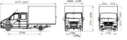 Medical (fluorograph) complex, modification: 2250JJ is produced on the basis of GAZ chassis and GAZ (GAZelle NEXT), modification