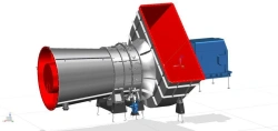 Axial type smoke pump DOD