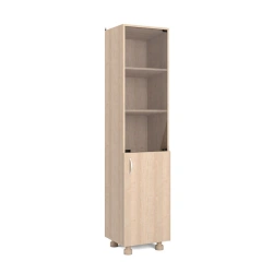Narrow cupboard with glass