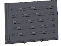 GARNITURE LAT G COFFRE AR/ Trunk side trim left 96814214ZD