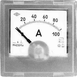 Microammeter, milliammeter, ammeter and voltmeter panel-mounted: version M42301.8.