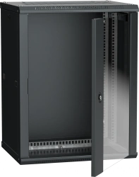 LWR5-12U64-GF ITK Cabinet LINEA W 12U 600x450 mm glass door, RAL9005